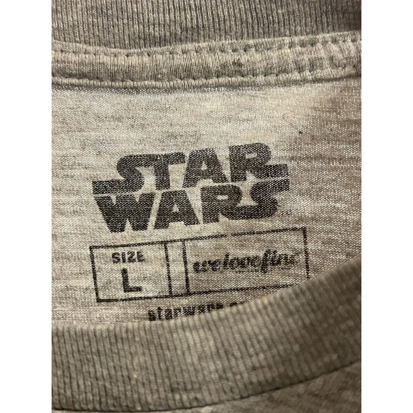 Star Wars BB-8 That's How I Roll Gray Grey Short Sleeve T Shirt Men's Large - Picture 3 of 3